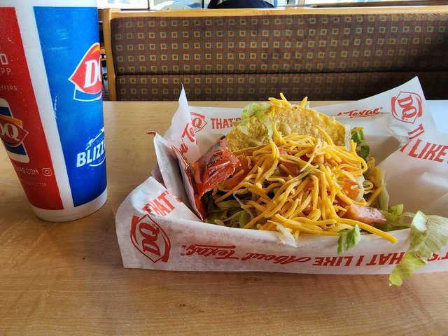 3 Tacos, 99 cents each.
