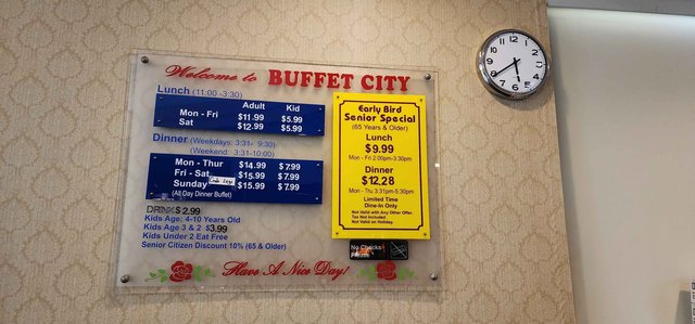 Buffet City - Buffet Prices