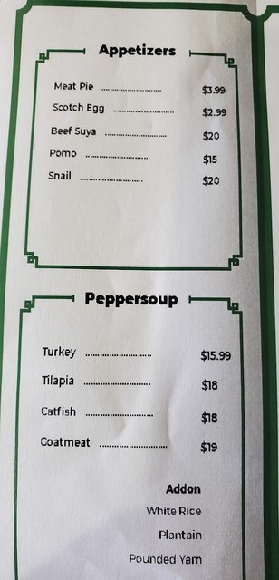 Lagos Buka - Menu (Appetizers)