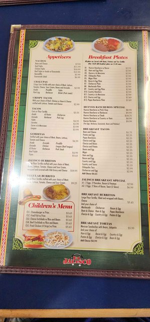 El Jalisco - Appetizers & Breakfast