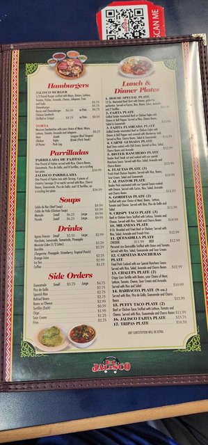 El Jalisco - Lunch & Dinner Plates