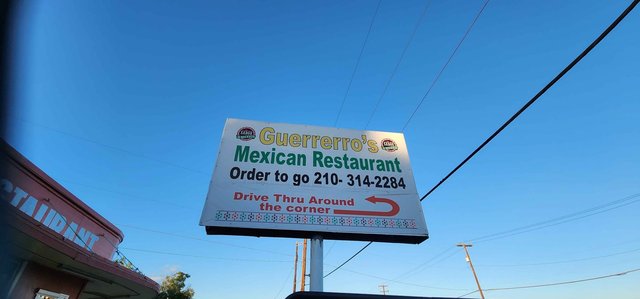 Guerreros Mexican - Signage