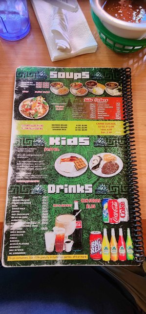 Guerreros Mexican - Menu  Soups