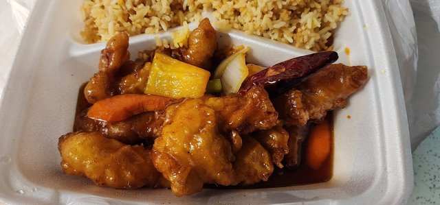 General Chicken Lunch Special