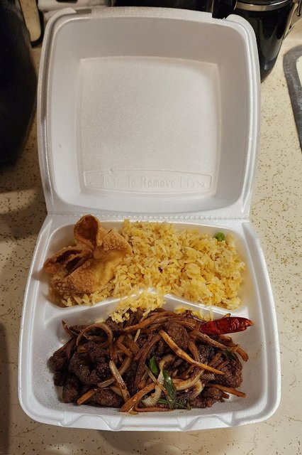 Mongolian Beef Lunch Special