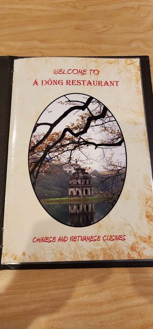 A Dong - Menu Cover