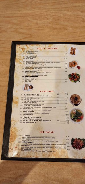 A Dong - Menu Appetizers, Soups & Salads