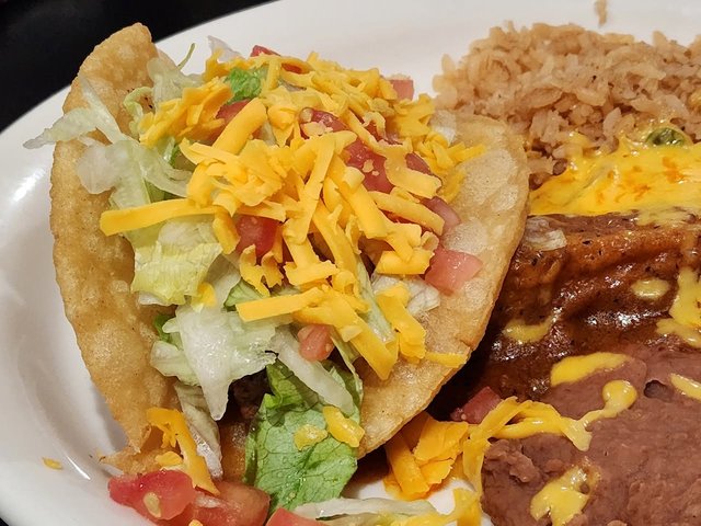 Beef Puffy Taco