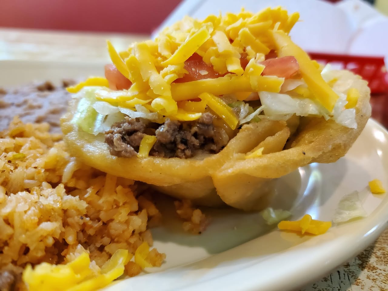 Beef Puffy Taco