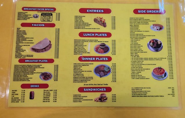 Rockys - Menu Oct 2023