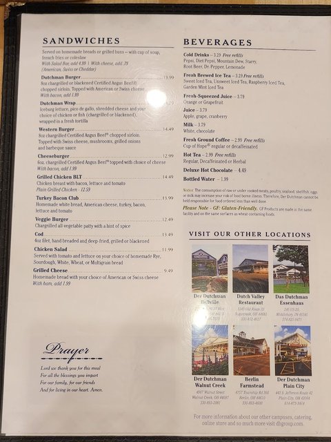 Der Dutchman - Sandwiches & Beverages