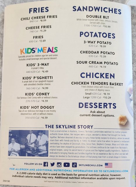 Fries & Other items.