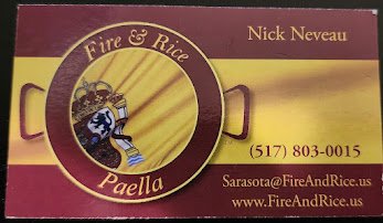 Fire & Rice - Business Card