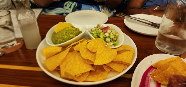 Ceviche & Guacamole.