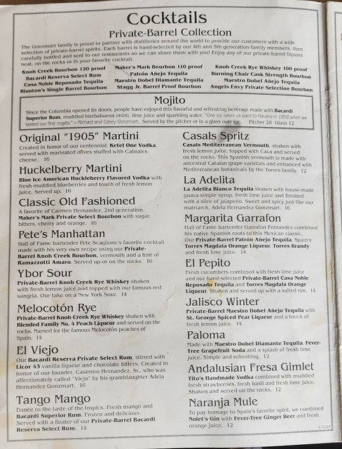 Columbia Restuarant - (Sarasota - St Armands Cir)