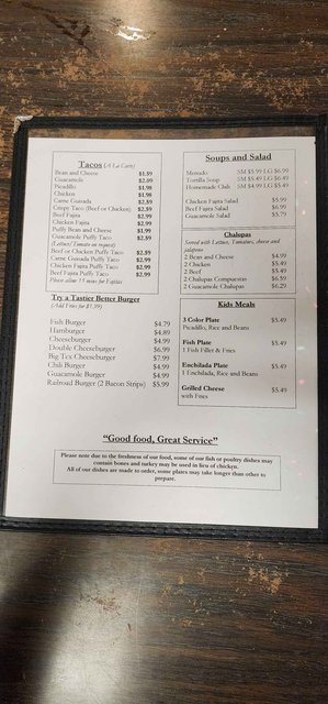 Oscars Taco House - Menu - Tacos & Burgers
