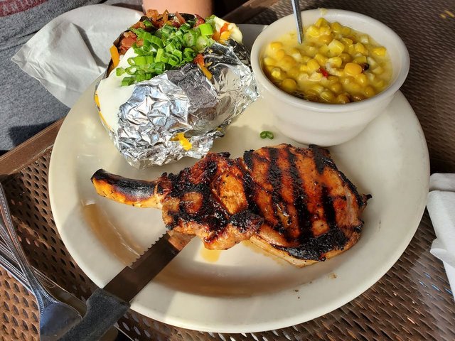 Pork Chop & Loaded Potato