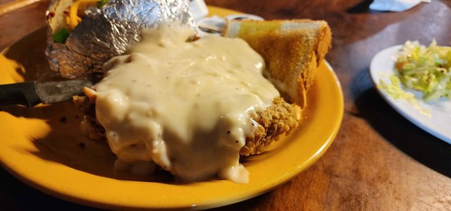 Chicken Fried Steak & Baked Potato