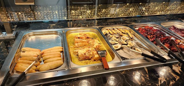 Broiled Salmon, Baked Oysters, BBQ Ribs