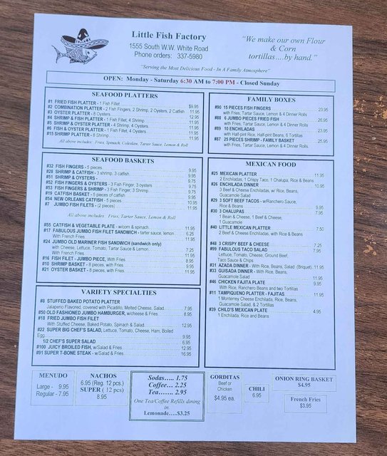 Menu Front