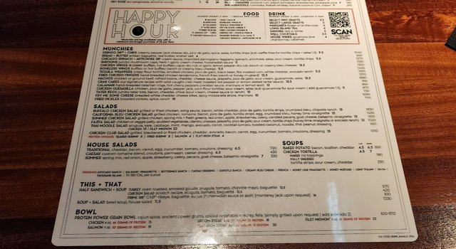 54th Street Grill Menu - Happy Hour & Salads