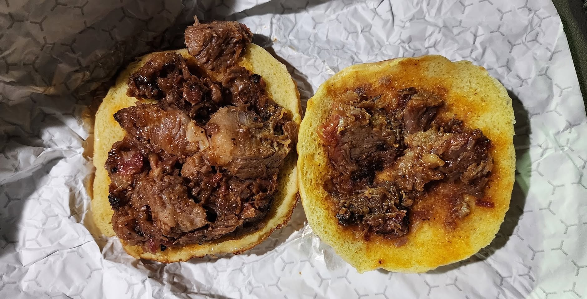 Chopped Brisket Sandwich