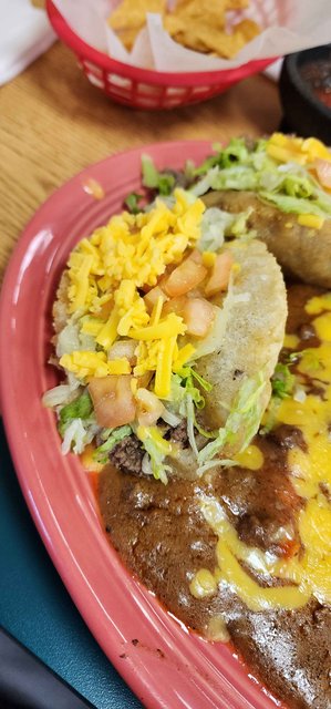 Beef Puffy Taco