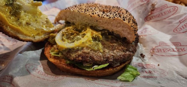 Green Chile Hamburger