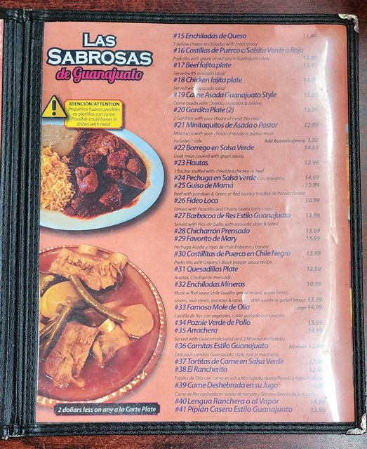 Main Entrees Page 2