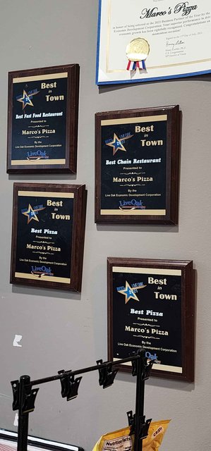 Marcos Pizza - Live Oak City Awards