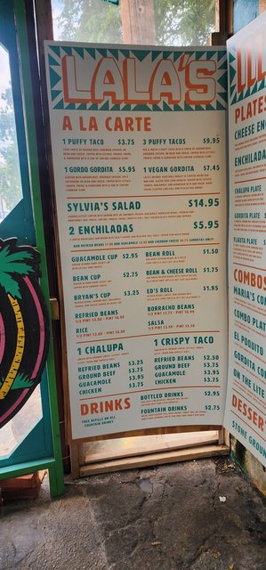 Menu Page 1