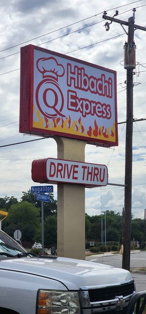 Q Hibachi Express - Signage