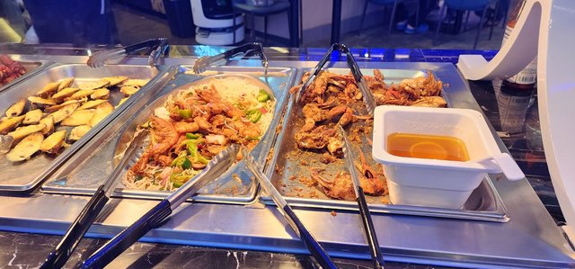 Baked Oysters, Salt & Pepper Shrimp, Fried Crabs