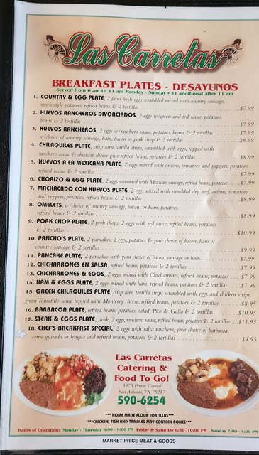 All Day Breakfast Menu