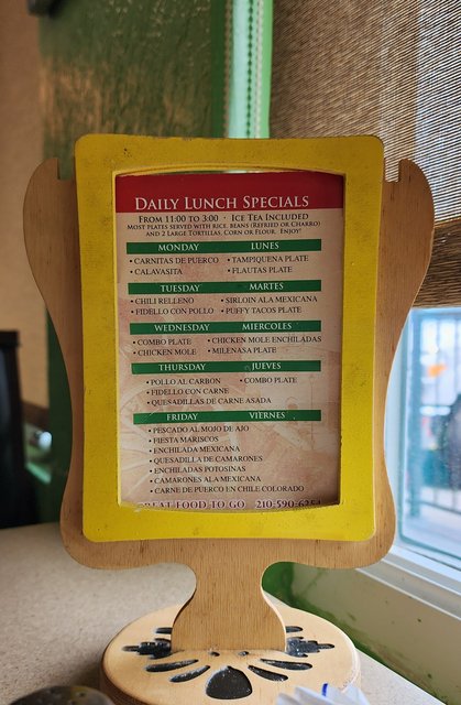 Daily Specials
