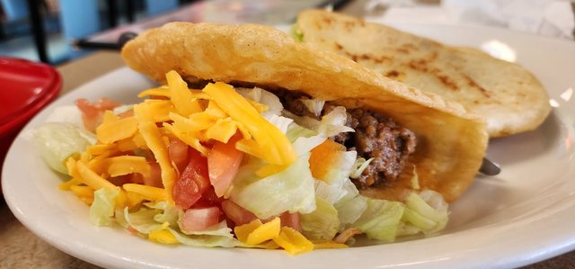 Beef Puffy Taco