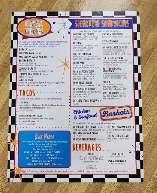 Shake Station - Menu Page 2