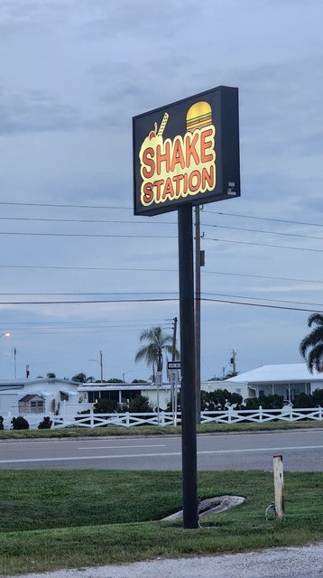 Shake Station Signage