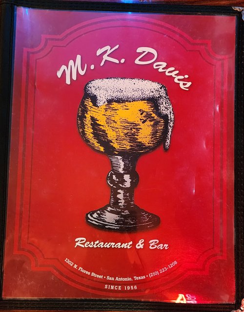 MK Davis - Menu
