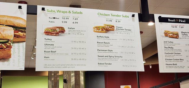 Sub Menu Board 1