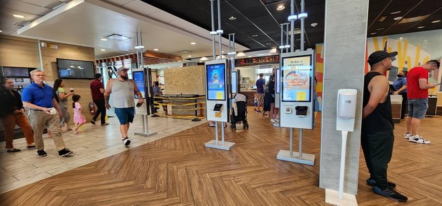 Kiosk Ordering Area