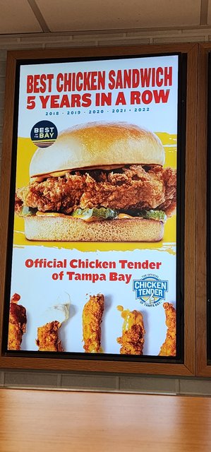 Best Chicken Sandwich Sign