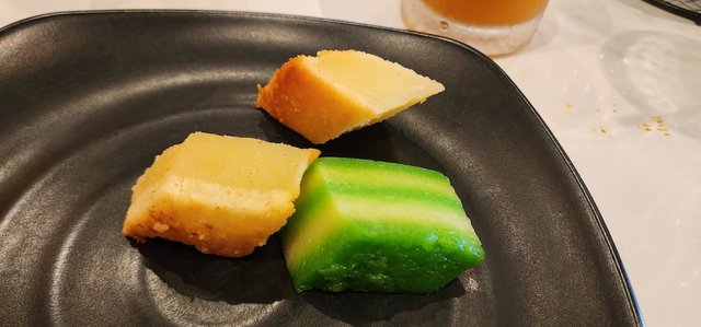 Casava Cake, & Jello
