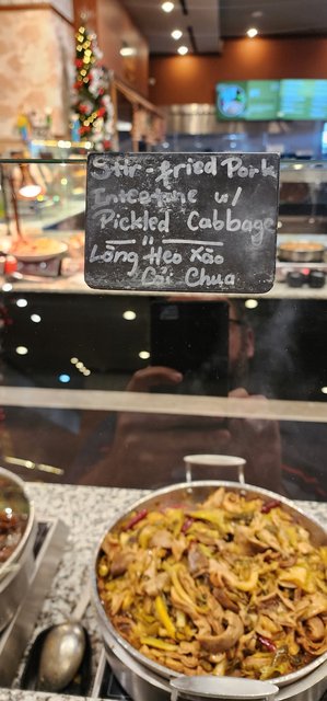 Stir Fried Pork intestine& Pickled Cabbage