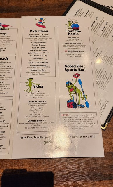 Sides, Kids food.