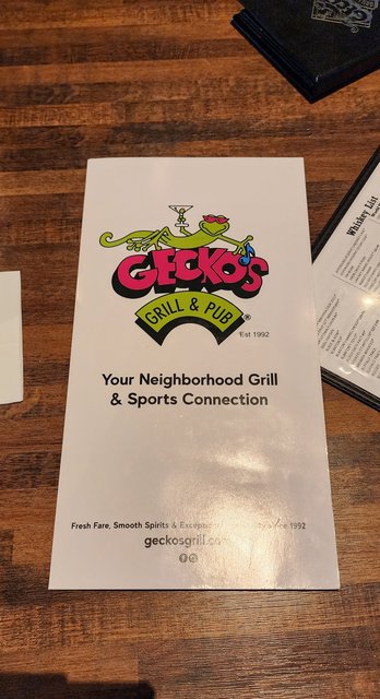 Geckos Menu