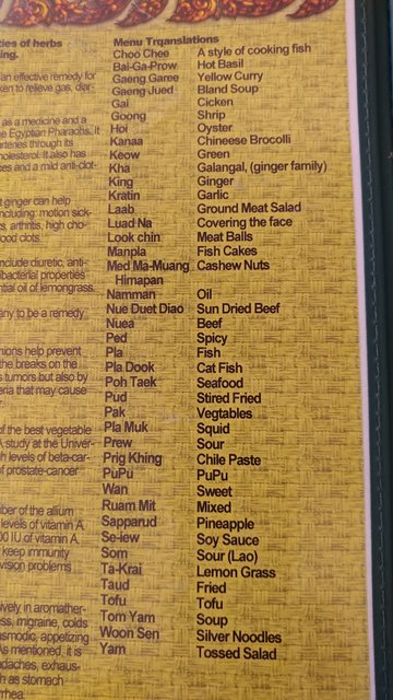 Translation Menu