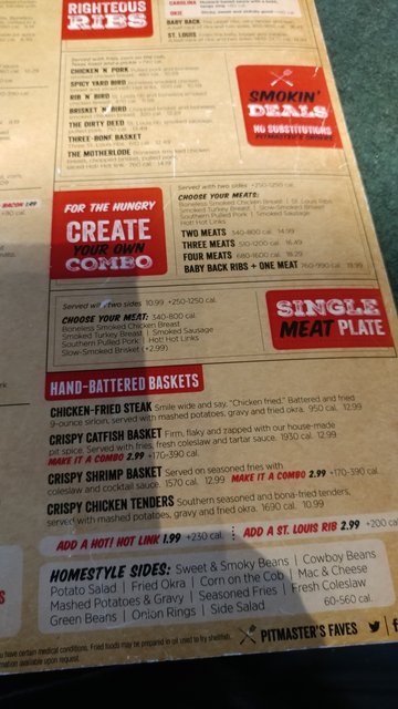Combo Menu