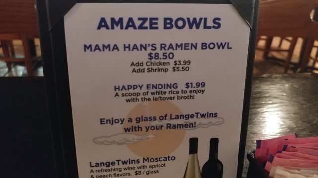 Amaze Bowl Special