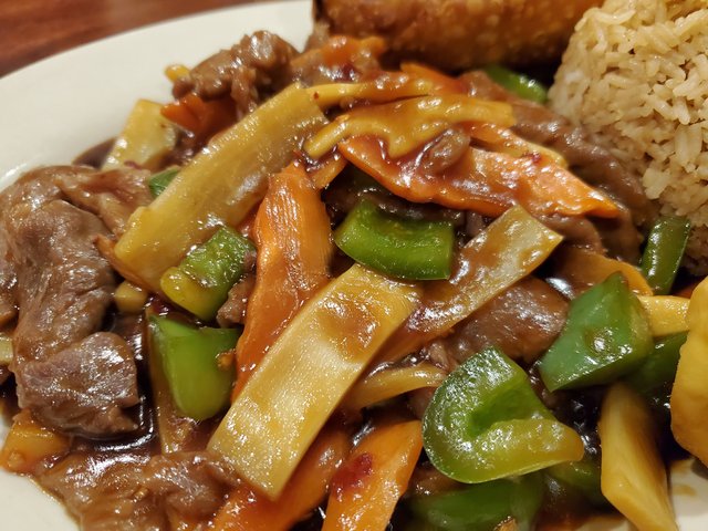 Beef & Garlic Sauce